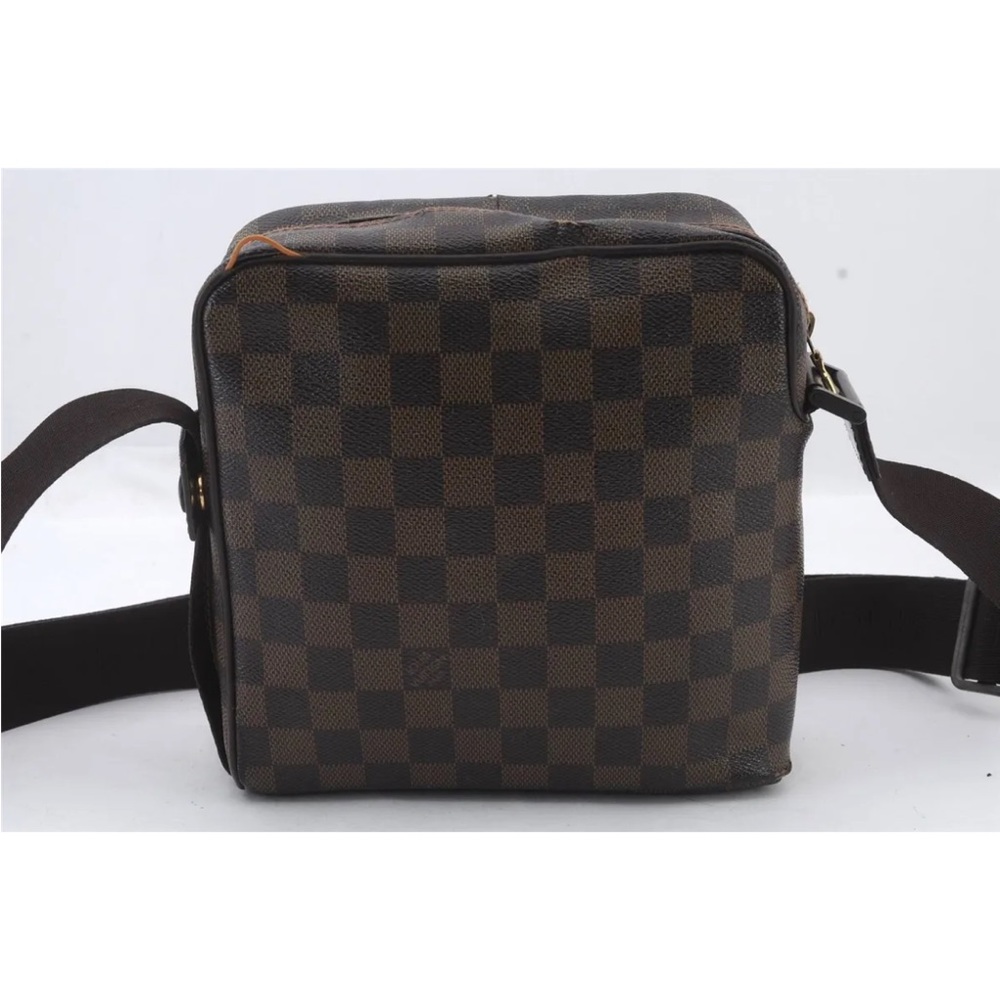 Authentic LOUIS VUITTON Damier Olav PM Shoulder Cross Body Bag N41442 LV 6369C